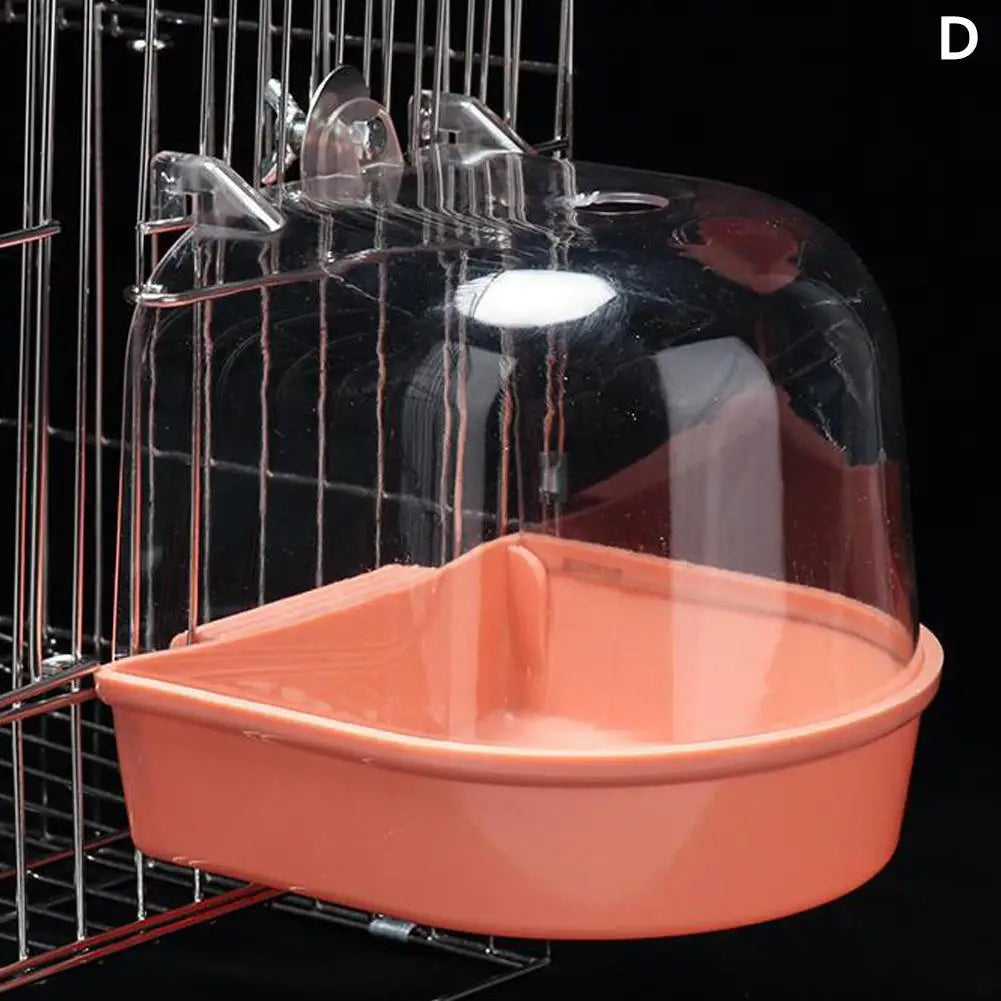 Hanging Bird Bath Is Waterproof Wear-resistant And Easy To Clean Cage-style External Bath For Birds Such As Parrots And Myn - MyBestMate