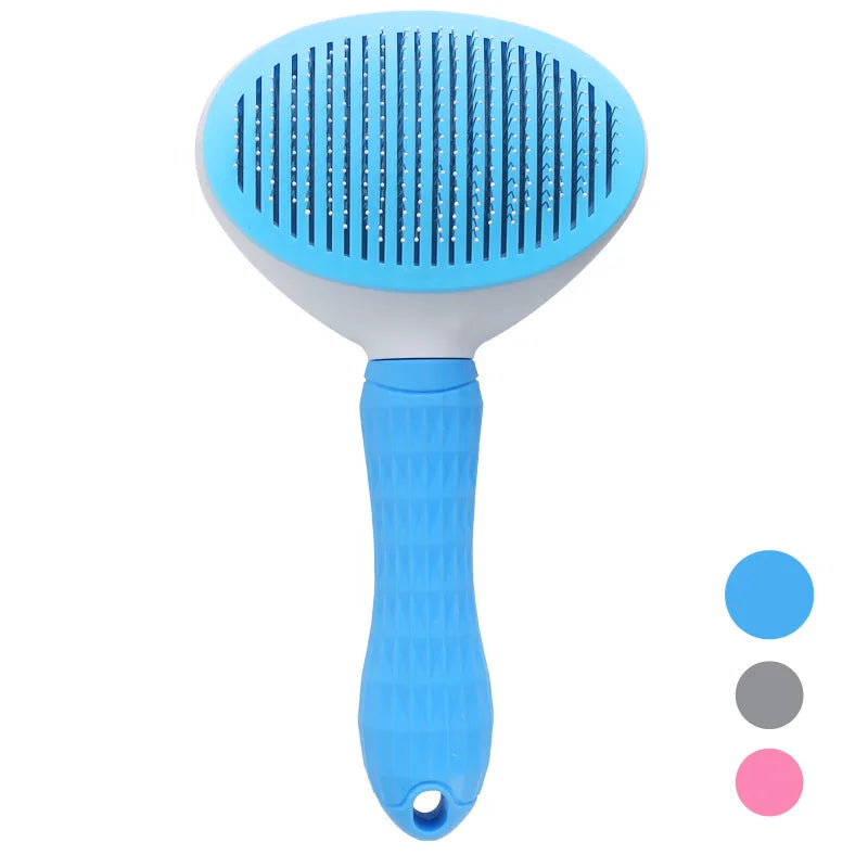 Self-cleaning Pet Hair Remove Comb Cat Slicker Brush Pet Hair Removal Comb For Cats Grooming Brushes Dog Combs Cat Accessories - MyBestMate