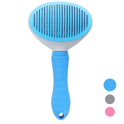 Self-cleaning Pet Hair Remove Comb Cat Slicker Brush Pet Hair Removal Comb For Cats Grooming Brushes Dog Combs Cat Accessories - MyBestMate