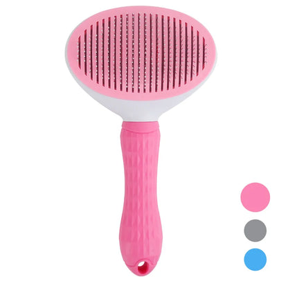 Self-cleaning Pet Hair Remove Comb Cat Slicker Brush Pet Hair Removal Comb For Cats Grooming Brushes Dog Combs Cat Accessories - MyBestMate