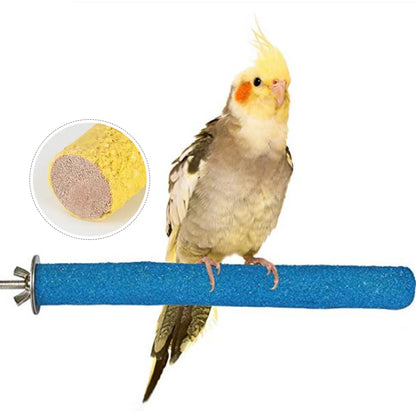 Bird Claw Beak Grinding Bar Standing Stick Parrot Station Pole Bird Supplies Parrot Grinding Stand Claws Cage Accessories - MyBestMate