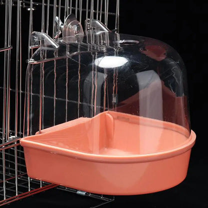 Hanging Bird Bath Is Waterproof Wear-resistant And Easy To Clean Cage-style External Bath For Birds Such As Parrots And Myn - MyBestMate