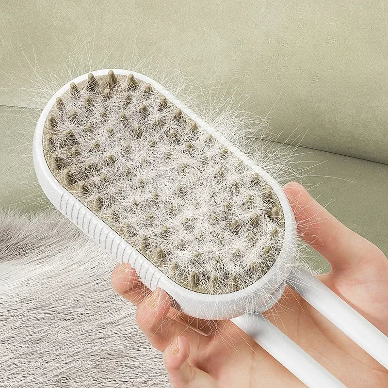 3 in 1 Pet Brush Cat Steam Brush Comb Dog Brush Electric Spray Cat Hair Brushes Massage Pet Grooming Hair Removal Combs - MyBestMate