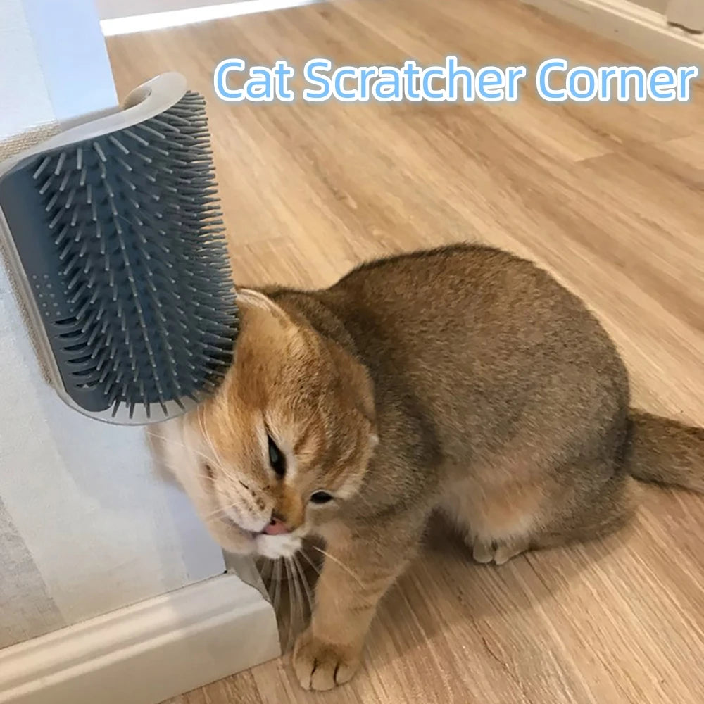 Cat Scratcher Massager for Cats Scratching Pets Brush Remove Hair Comb Grooming Table Dogs Kitten Care Royal Canin Accessories - MyBestMate