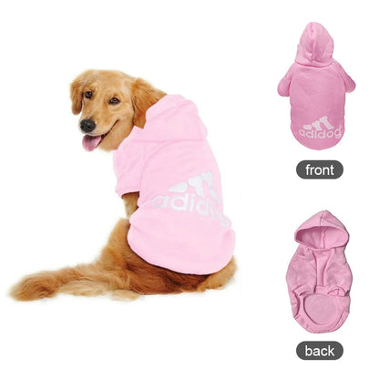 Pet Dog Clothes Adidog Dog Hoodies Autumn Winter Warm Coat for Large Dogs Jacket Sweater Puppy French Bulldog Clothing - MyBestMate