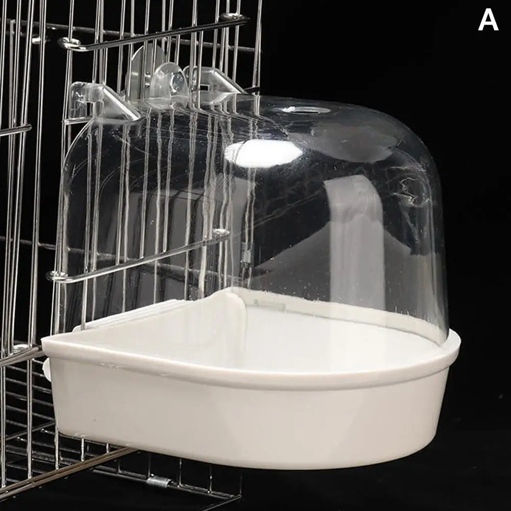 Hanging Bird Bath Is Waterproof Wear-resistant And Easy To Clean Cage-style External Bath For Birds Such As Parrots And Myn - MyBestMate