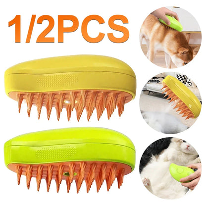 3 in 1 Pet Brush Cat Steam Brush Comb Dog Brush Electric Spray Cat Hair Brushes Massage Pet Grooming Hair Removal Combs - MyBestMate